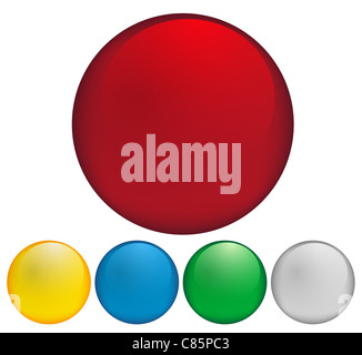 a push button in different colors Stock Photo - Alamy