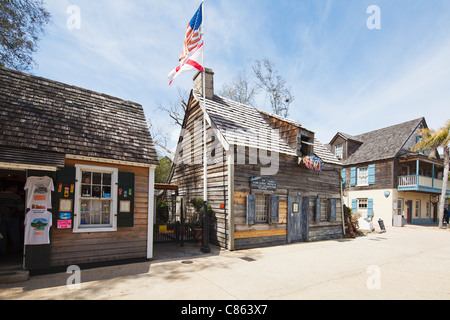Oldest wooden school house, St Augustine Stock Photo