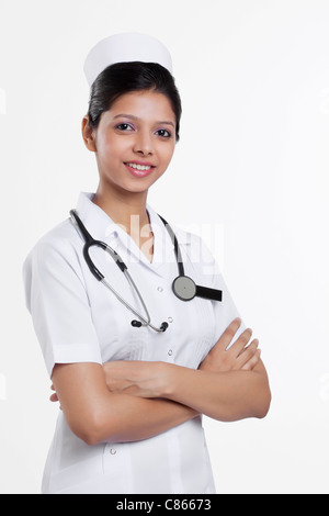 Portrait of a nurse Stock Photo