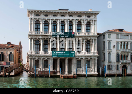 Ca' Rezzonico palace in the Canal Grande in Venice Stock Photo