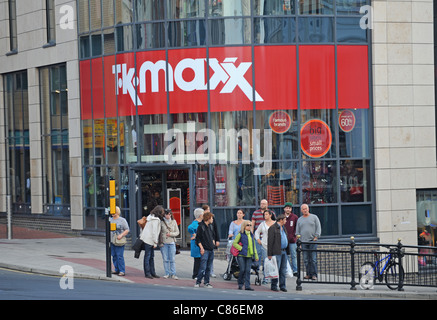 TK Maxx bargain fashion store Brighton city centre UK Stock Photo