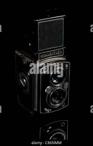 Vintage Rolleiflex camera Stock Photo