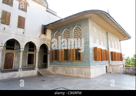 The courtyard of the favourites in the Harem of Topkapi Palace Museum, Istanbul, Turkey Stock Photo