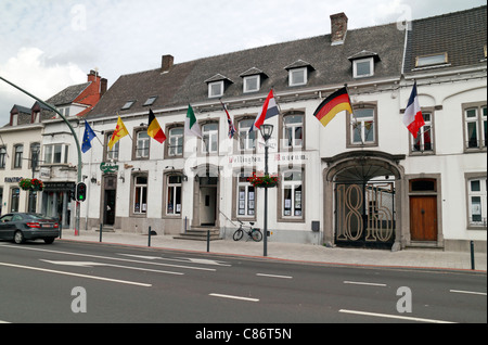 The Wellington Museum, the Headquarters of the Duke of Wellington diuring the battle, Chaussée de Bruxelles, Waterloo, Belgium. Stock Photo