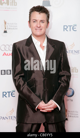 DUBLIN, IRELAND - FEBRUARY 14: Shane Richie attends the press room at the 6th Annual Irish Film and Television Awards at the Burlington Hotel on February 14, 2009 in Dublin, Ireland Stock Photo