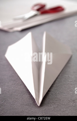 Paper Airplane Stock Photo