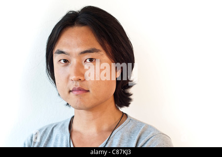Asian young man portrait-No negative usage allowed Stock Photo