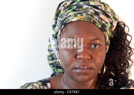 Beautiful African woman portrait Stock Photo