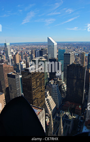 Top of the Rock, New York City Stock Photo