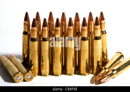 Hunting Rifle Bullets Stock Photo: 39536361 - Alamy