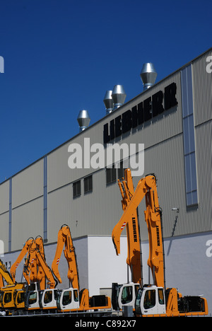 Liebherr Factory in Kirchdorf Stock Photo