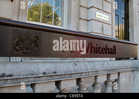 The entrance to the Cabinet Office at 70 Whitehall. The Cabinet Office ...