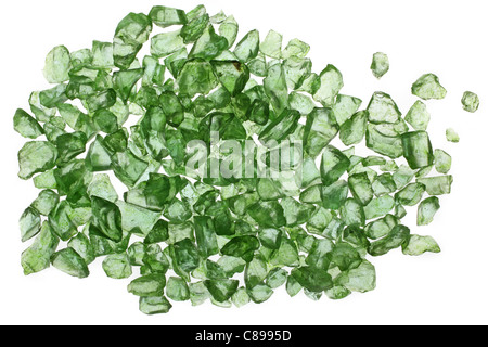 colored pieces glass Stock Photo