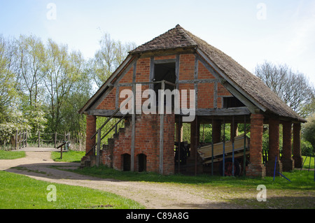 The granary, Avoncroft Museum of Buildings, Bromsgrove Stock Photo