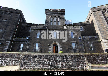 City of Stirling, Scotland. The restored Victorian jail on St John Street was also utilised a military prison. Stock Photo