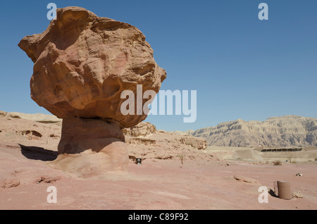 The mushroom rock. Timna Park. Arava valley. israel Stock Photo