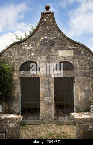 The Old Village Lock up or Gaol Bisley Village Gloucestershire Stock Photo