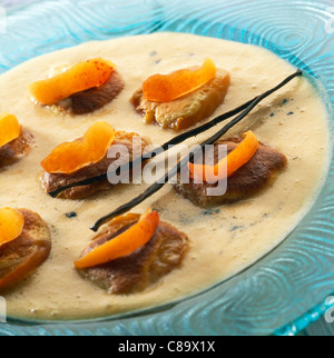 Browned apricots Stock Photo