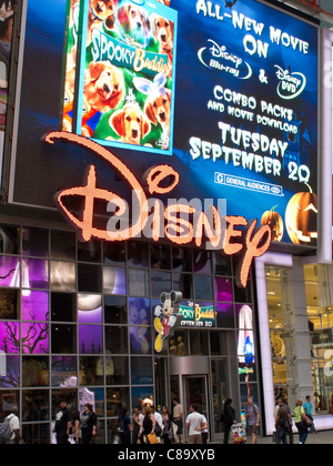 Disney Store Marquee, Times Square, NYC Stock Photo