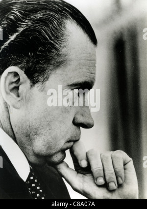 RICHARD NIXON (1913-1994) 37th US President Stock Photo