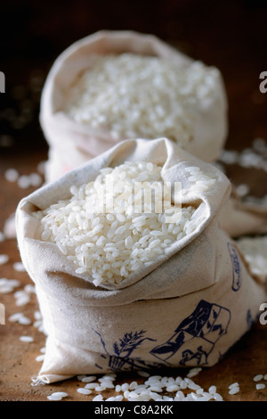 Italian pudding rice for risottos Stock Photo