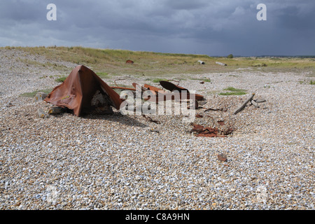 Cobra Mist abandoned radar station on Orford Ness, Suffolk Stock Photo ...