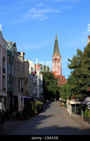 Monte Cassino street in Sopot, Poland. Stock Photo