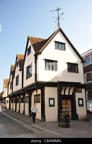 Newbury Museum in Old Cloth Hall, Market Place, Newbury, Berkshire, England, United Kingdom Stock Photo