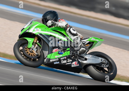 Mark Aitchison, World Superbikes, Donington Park, 2011 Stock Photo
