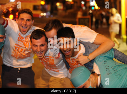 Sussex and Brighton  University students enjoy the annual Carnage UK event in Brighton Stock Photo