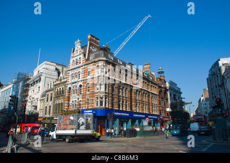Corner of Oxford Street and Tottenham Court Road central London England UK Europe Stock Photo