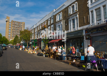 UK London North Kensington Golborne Road Half Pipe Bike Shop Stock Photo Alamy