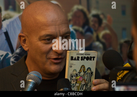 'BAR SPORT' - Claudio Bisio (Italian Comical Actor) having an interview Stock Photo