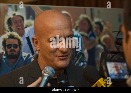 'BAR SPORT' - Claudio Bisio (Italian Comical Actor) having an interview Stock Photo