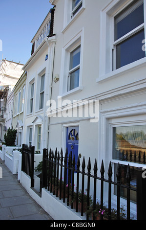 Houses on The Terrace, Barnes, London Borough of Richmond upon Thames, Greater London, England, UK Stock Photo