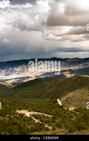 Eastern slope of Sierra Nevada Mountains - From Washoe City Abstract ...