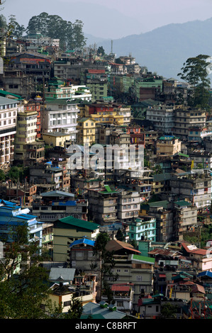 Gangtok city Sikkim at sunset aerial view - Original File ( Width > 5000  px. ), Standard License | Aerial view, Beaches in the world, Aerial