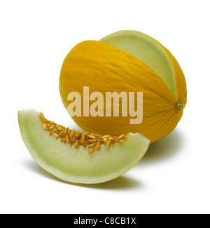 Yellow melon Stock Photo