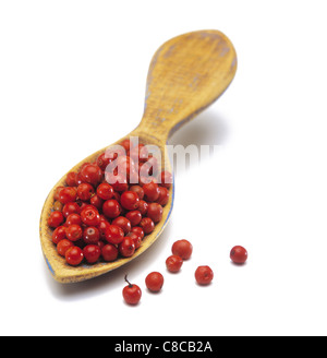Pink peppercorns Stock Photo