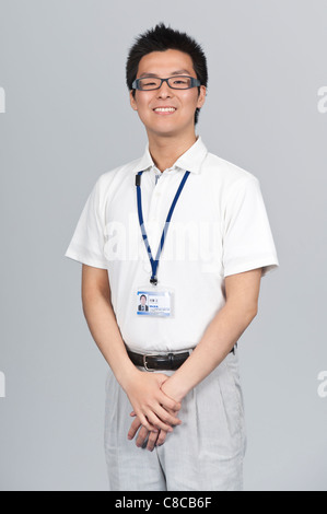 Portrait of businessman in business casual Stock Photo