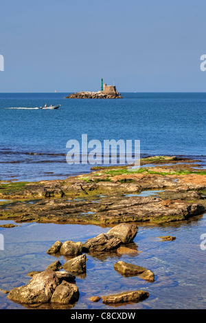 The archipelago of Livorno in the Mediterranean Stock Photo