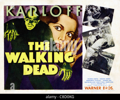 BORIS KARLOFF THE WALKING DEAD (1936) Stock Photo