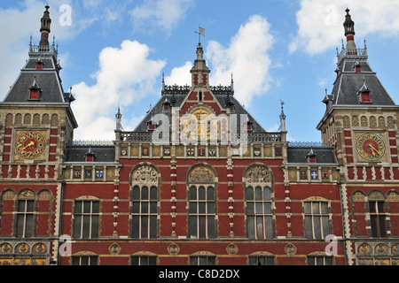 Amsterdam Central train station. Stock Photo