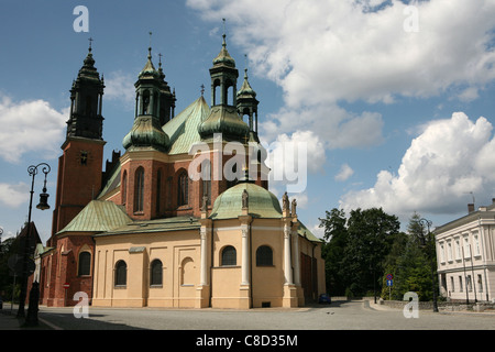 Poznan Cathedral, the burial place of the Piast dynasty, in Poznan, Poland. Stock Photo