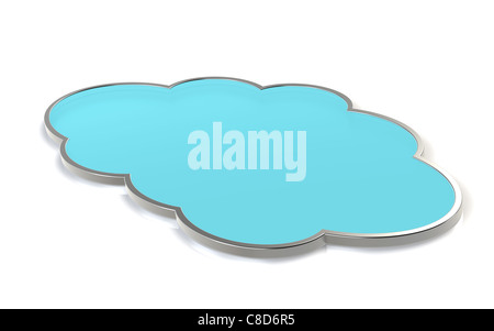 Abstract cloud. Cloud Computing. Stock Photo