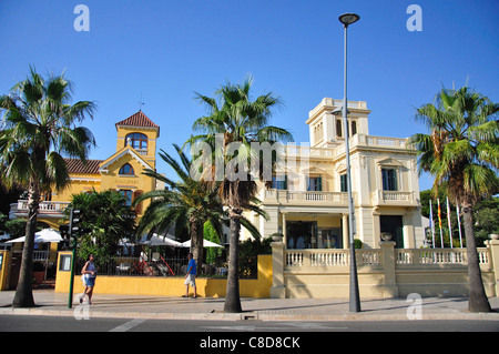 Restaurant Villa Alexander and Chalet Torremar, Paseo Jaime, Salou, Costa Daurada, Province of Tarragona, Catalonia, Spain Stock Photo