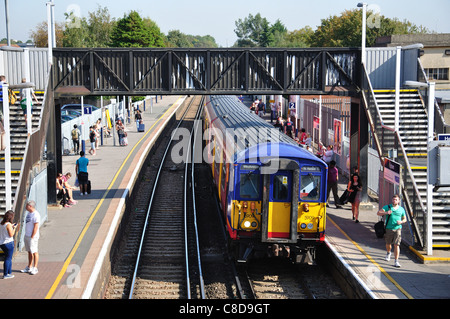 Egham Railway Station, Station Road, Egham, Surrey, England, United ...