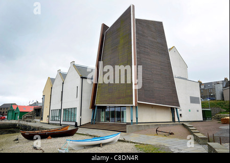 Exterior view of the Shetland Museum and Archives in Lerwick, Shetland Islands, Scotland. Stock Photo