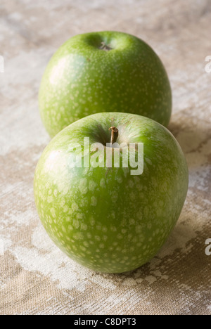 Granny smith apples Stock Photo