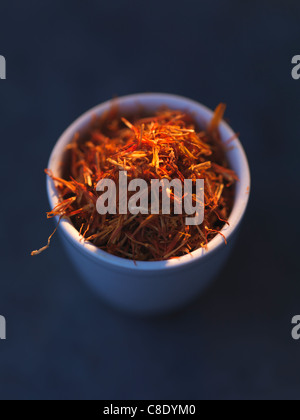 Saffron threads Stock Photo